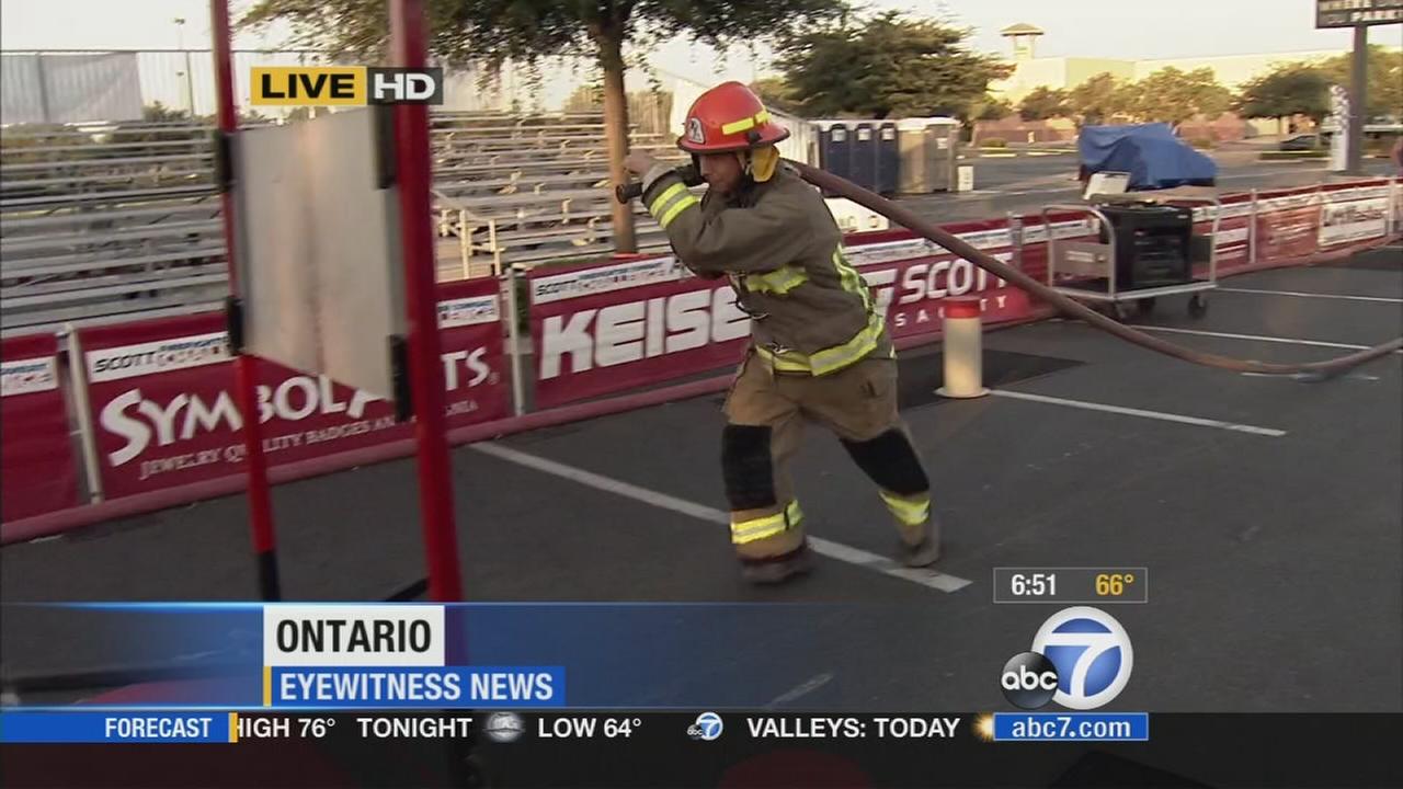 Firefighters gather in Ontario for combat challenge