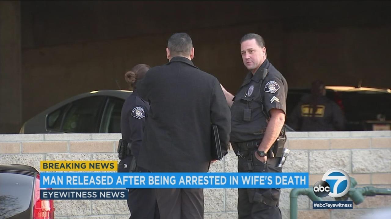 Man released from jail after arrest in wife's fatal fall from Alhambra