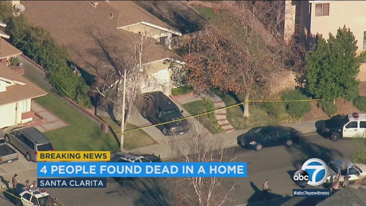 Four people are dead, including an underage boy, following a shooting at a Santa Clarita home Friday morning.