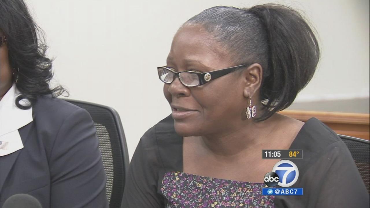 <b>Marlene Pinnock</b> talks to the media on Thursday, Sept. 25, 2014. - 324196_1280x720