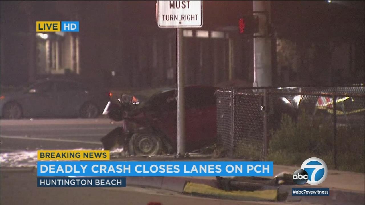 1 Killed, DUI Suspect Arrested After Fiery Crash In Huntington Beach ...