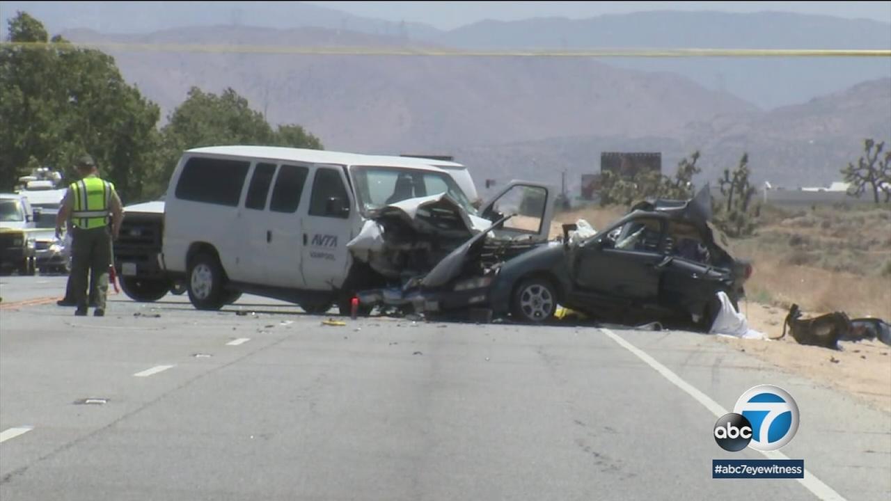 4 family members killed in Palmdale crash