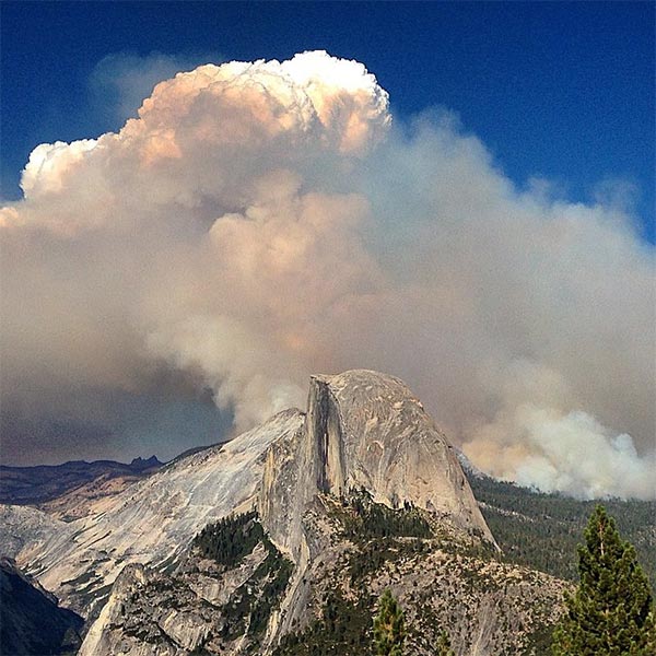 Meadow Fire in Yosemite grows to 2,600 acres
