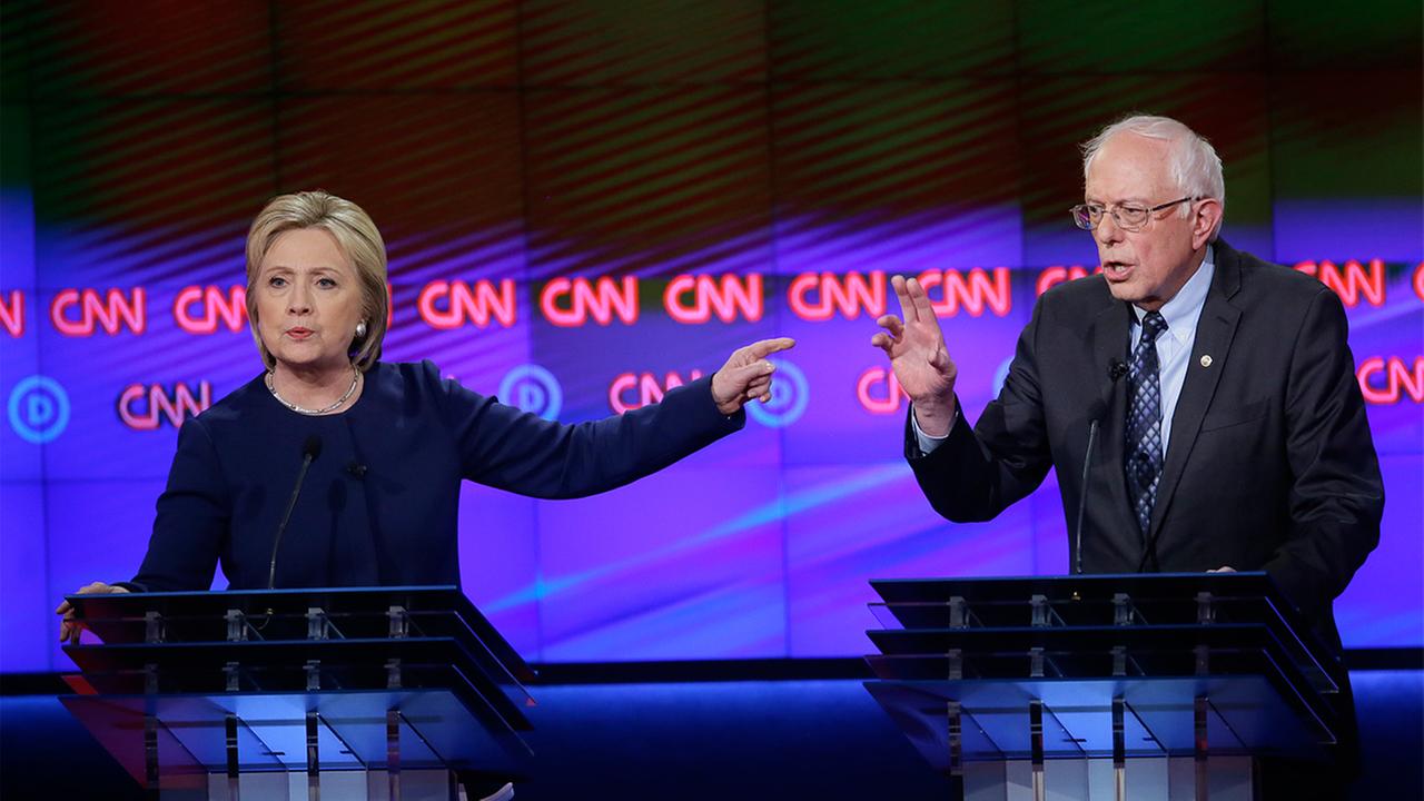 New rancor, tough talk in Clinton-Sanders Democratic debate