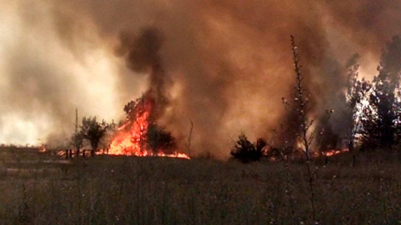 Evacuations called in Fresno County due to grass fire