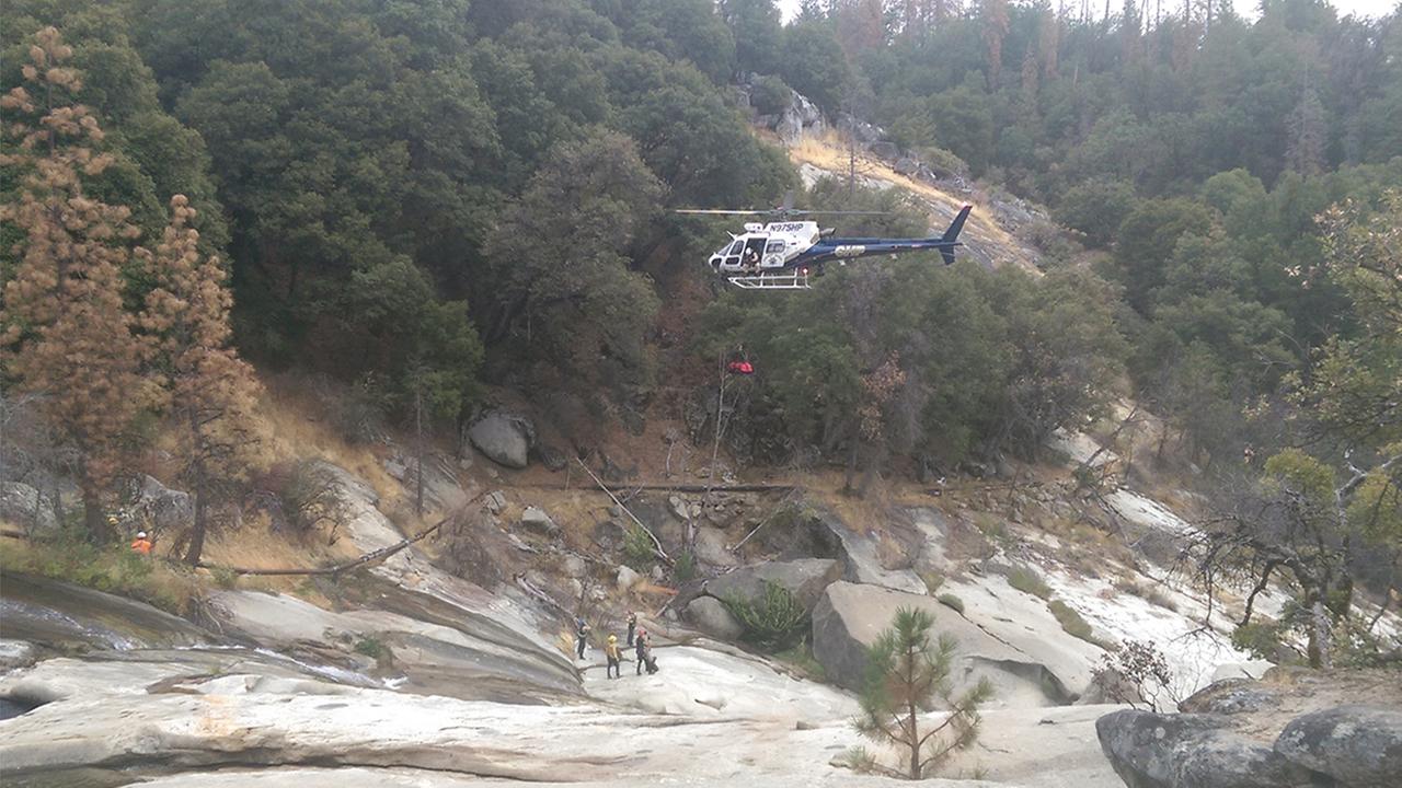 10-year-old rescued after falling down cliff near Bass Lake