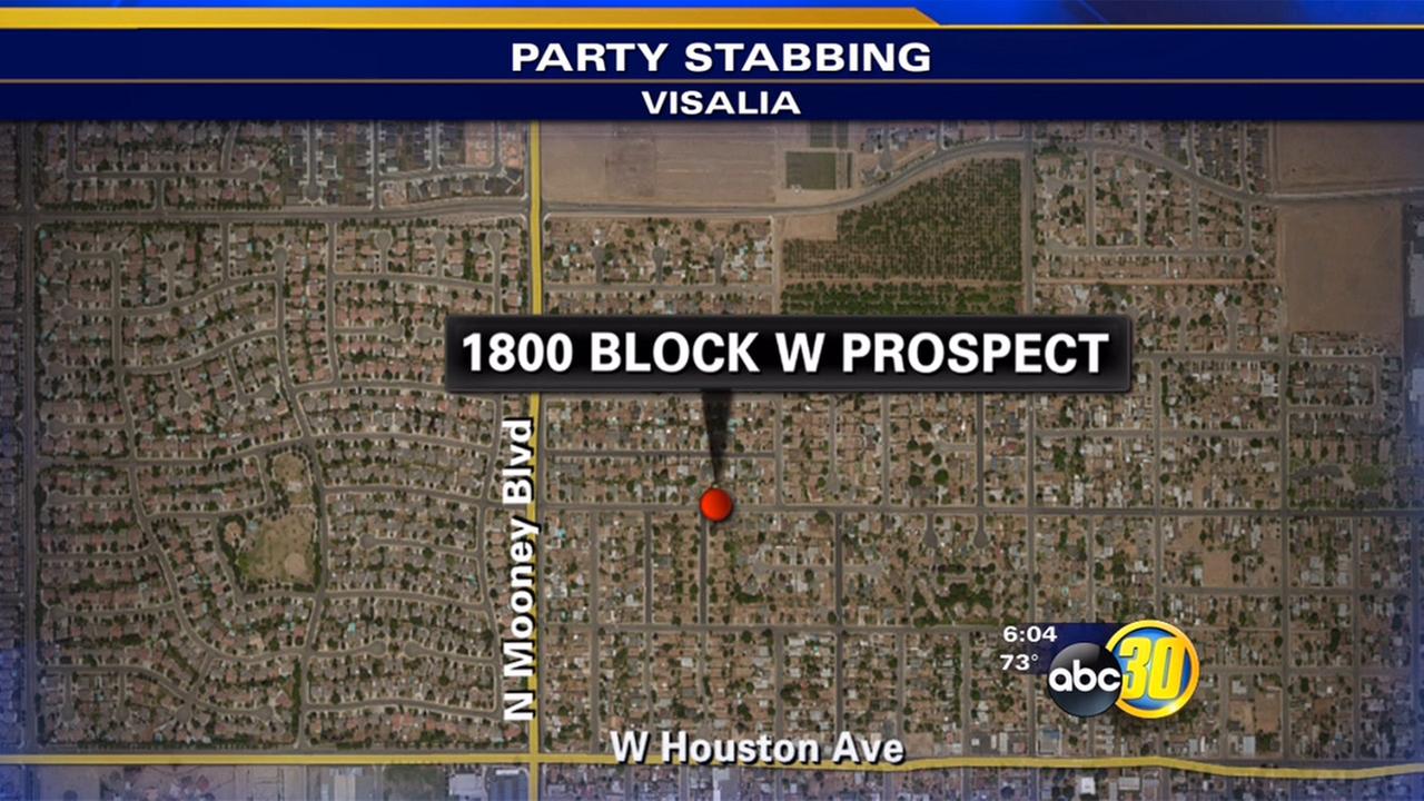 Man recovering after being stabbed during Visalia party