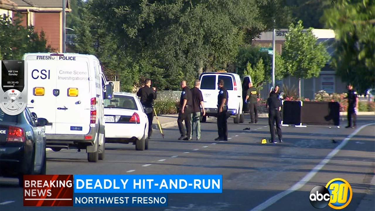 Police searching for driver in deadly hit-and-run in Northwest Fresno