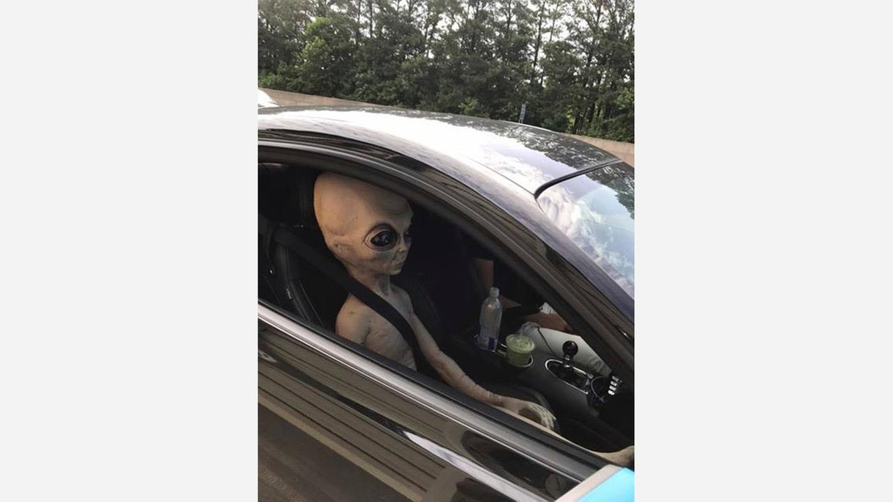 Not quite warp speed: Speeding man had alien doll passenger