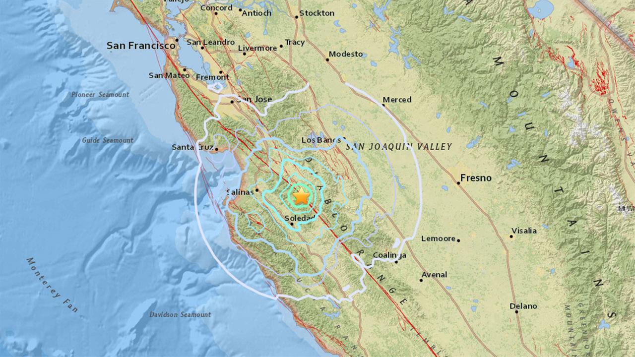 Earthquake Fresno | 4 7 magnitude earthquake strikes near salinas abc30 com Earthquake Fresno | 4 7 magnitude earthquake strikes near salinas abc30 com