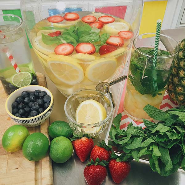 Chef Shayna Infused water recipes