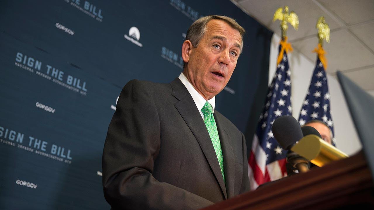Speaker Boehner pushes for budget deal before leaving House