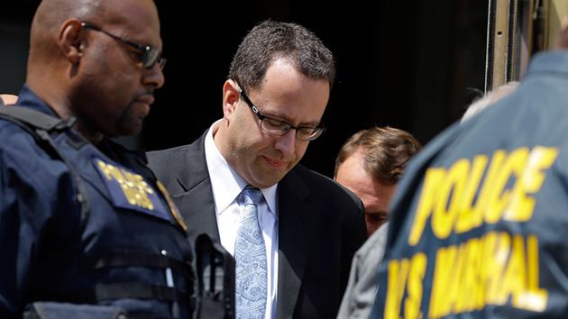 Former Subway pitchman Jared Fogle leaves the Federal Courthouse in Indianapolis, Wednesday, Aug. 19, 2015