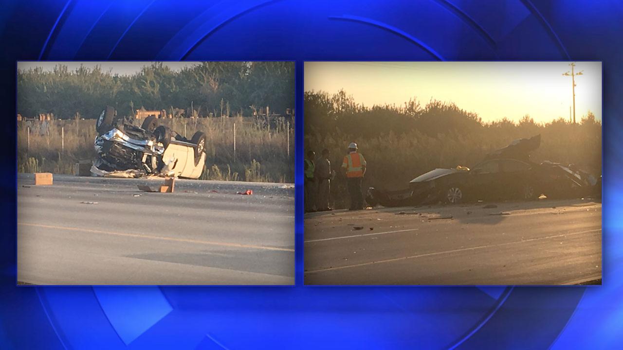 2 people killed in crash on Highway 99 in Merced County