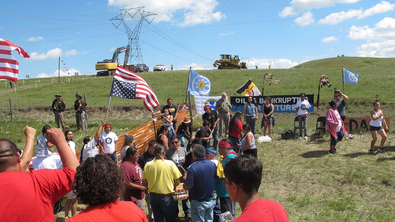 North Dakota tribe's request to stop work on pipeline denied