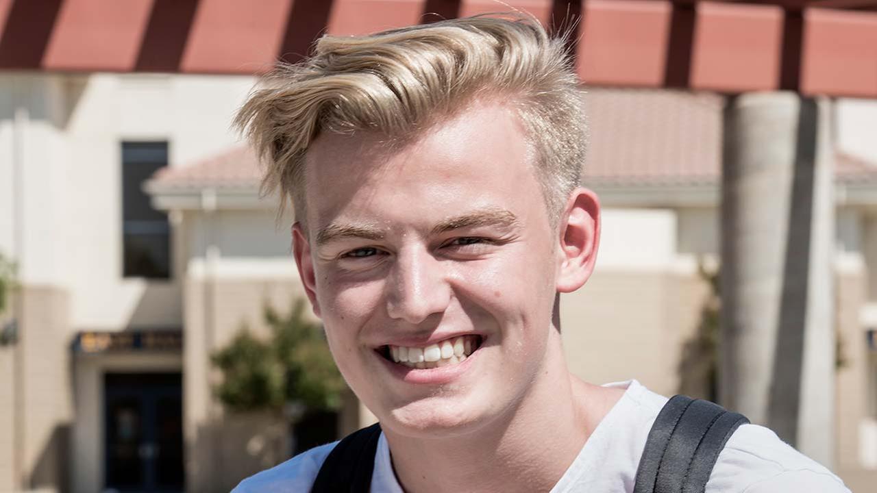 German Exchange Student Enjoying Sunnyside High