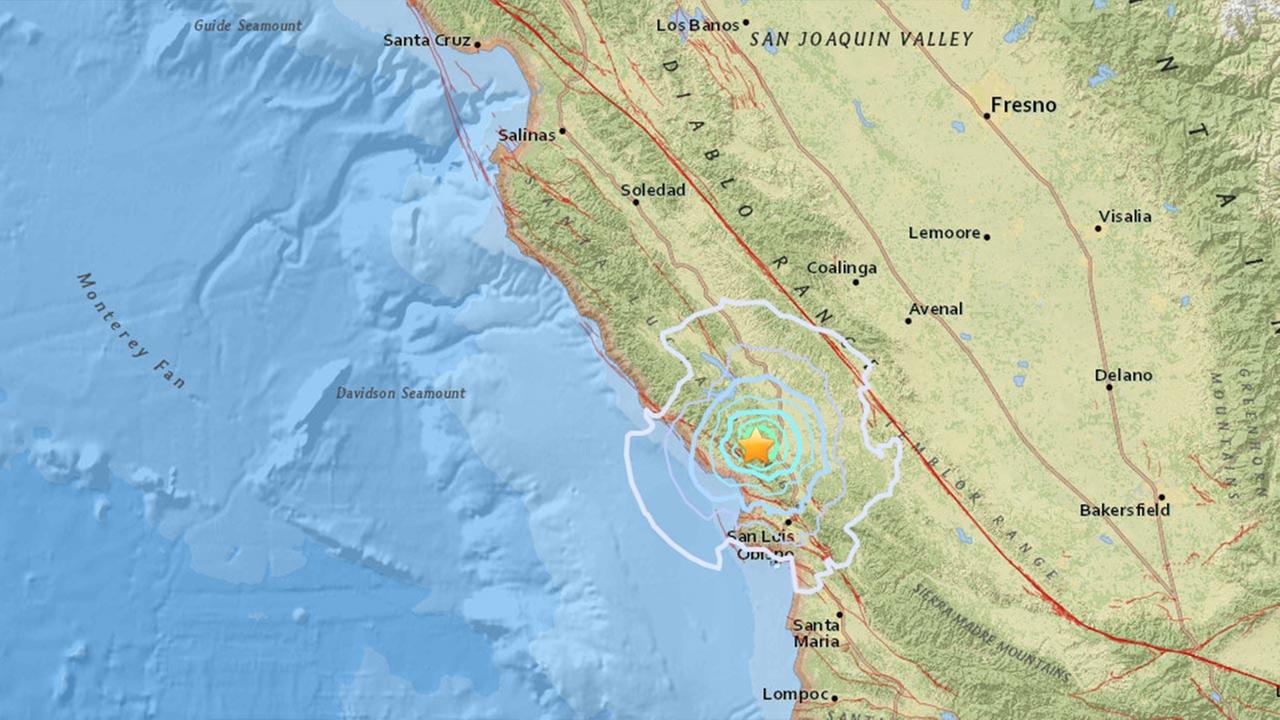 3.9 earthquake shakes near Paso Robles
