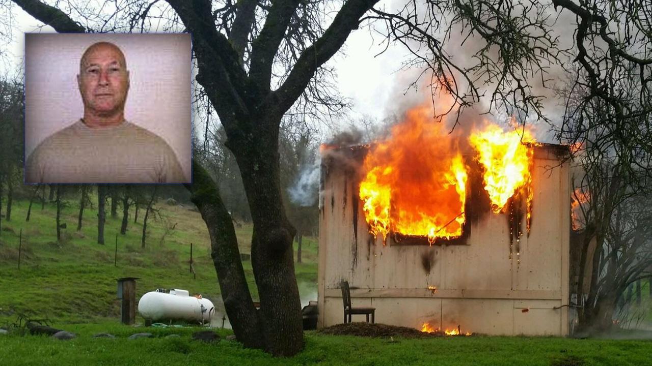 Fire destroys Squaw Valley trailer where a sexual predator had contracted to live