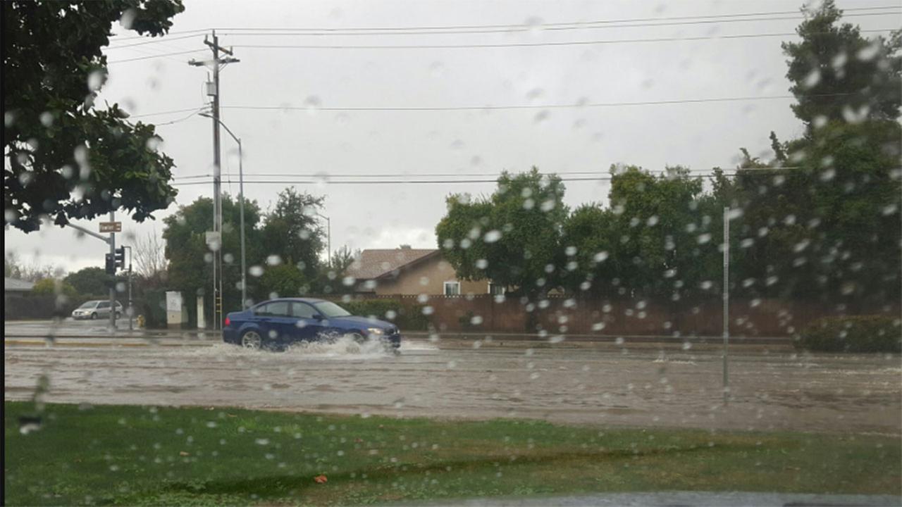 Widespread flooding reported in East Central Fresno, Tarpey Village, East Clovis areas