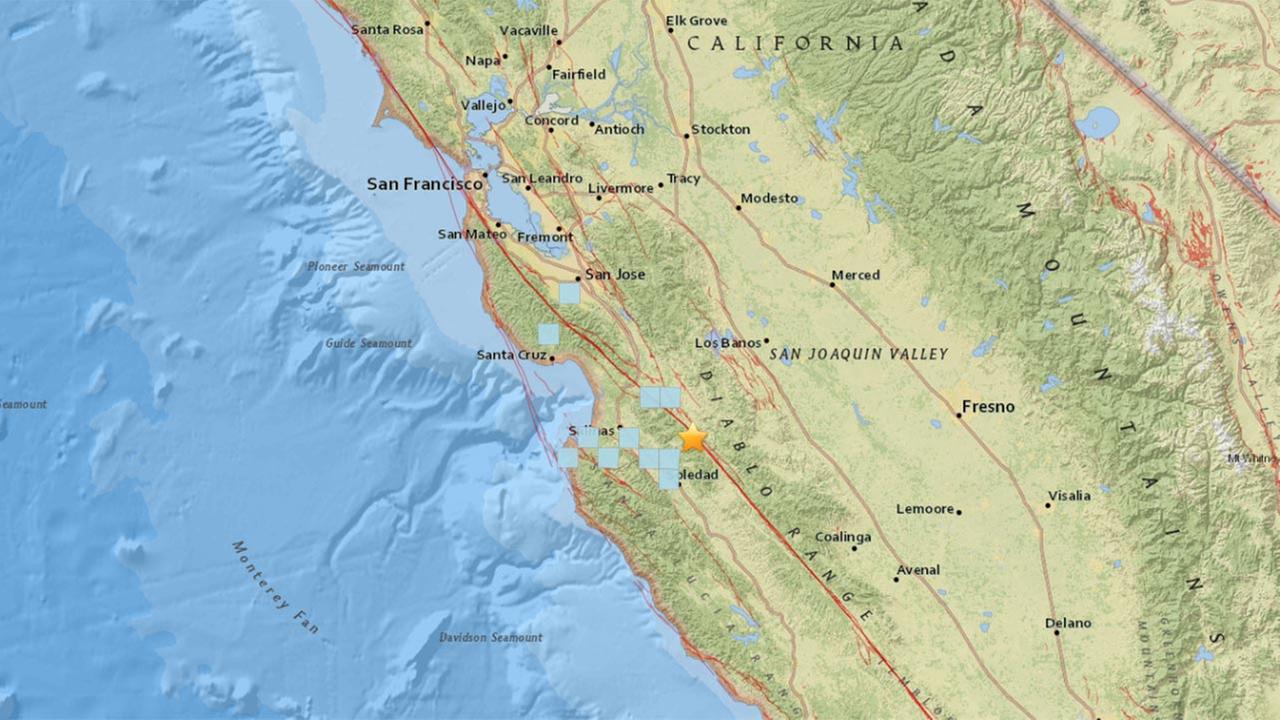 3.7 earthquake strikes near Pinnacles National Park, USGS says