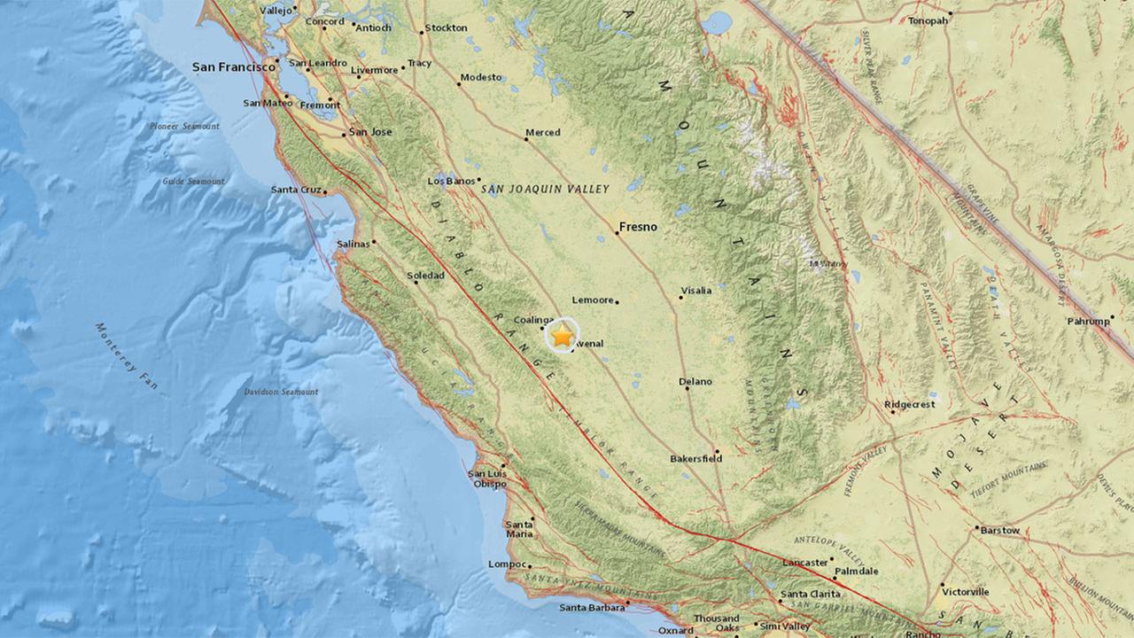 3.6 earthquake strike near Avenal, USGS reports
