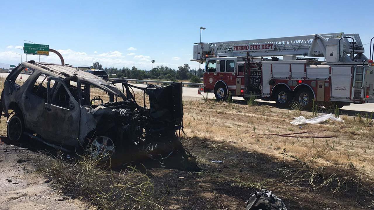 One person dead after crash on Highway 180 in East Central Fresno