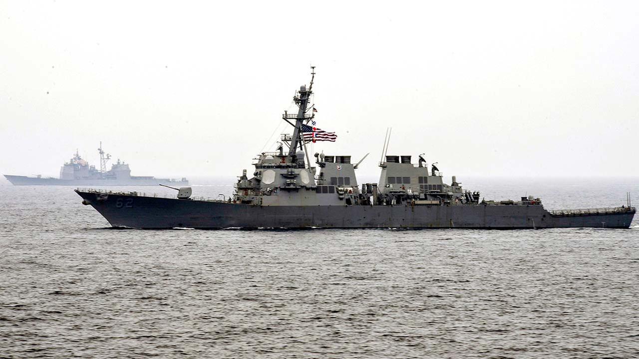 US Navy ship collides with merchant ship off Japan, 7 missing 1 hurt