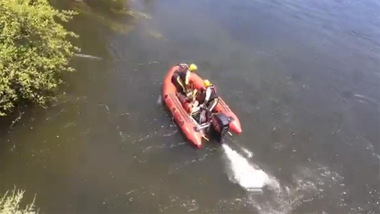Fresno Fire Department rescued two rafters