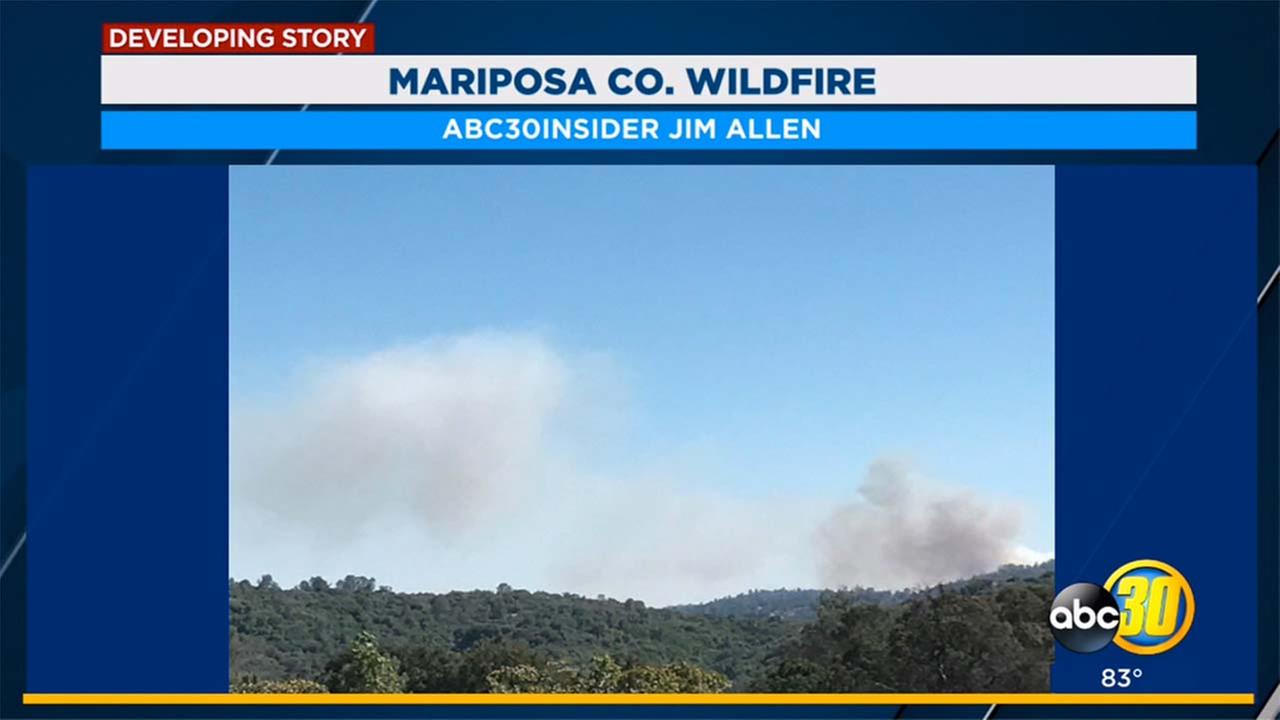 Wildfire in Mariposa County burns 400 acres