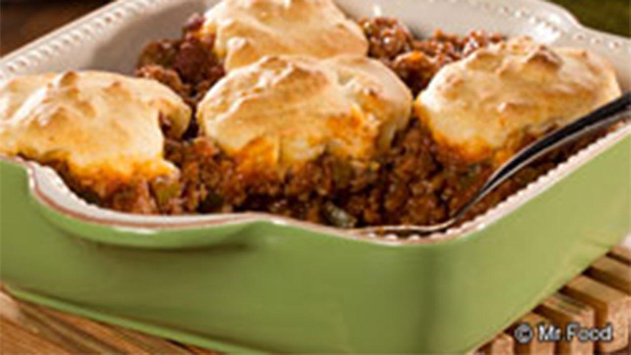 Mr. Food Sloppy Joe Biscuit Bake recipe