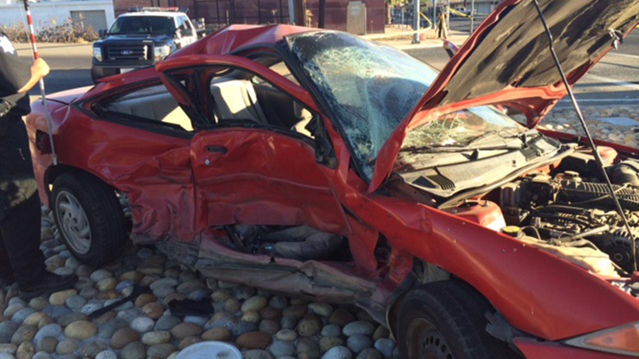 Police K9 Unit Involved In A Crash In Central Fresno