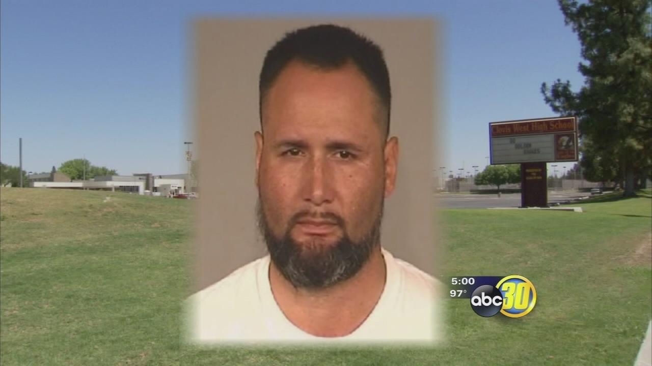 Clovis West High teacher arrested for lewd acts with a child - KFSN-TV
