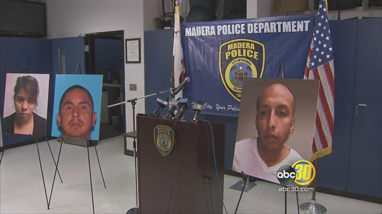 2 arrested, 1 at large in Madera shooting caught on dash cam