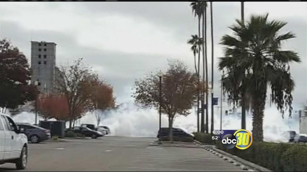 Downtown Corcoran evacuated after ammonia spill