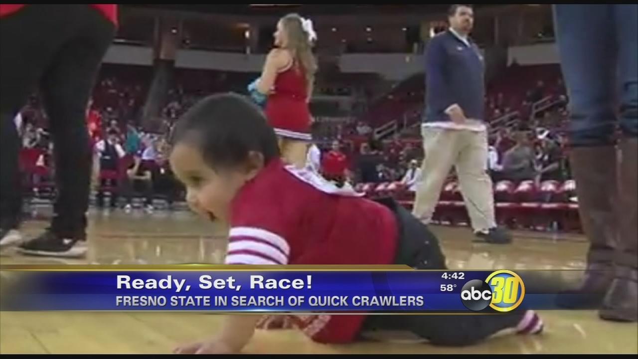 Fresno State holding baby race - KFSN-TV