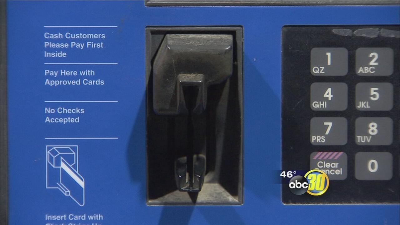 Police warning Hanford residents after high-tech skimming device found at gas station - KFSN-TV