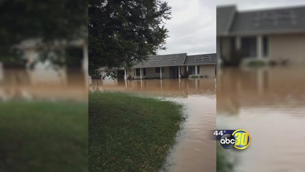 Clovis woman blames city for home flooding during storm