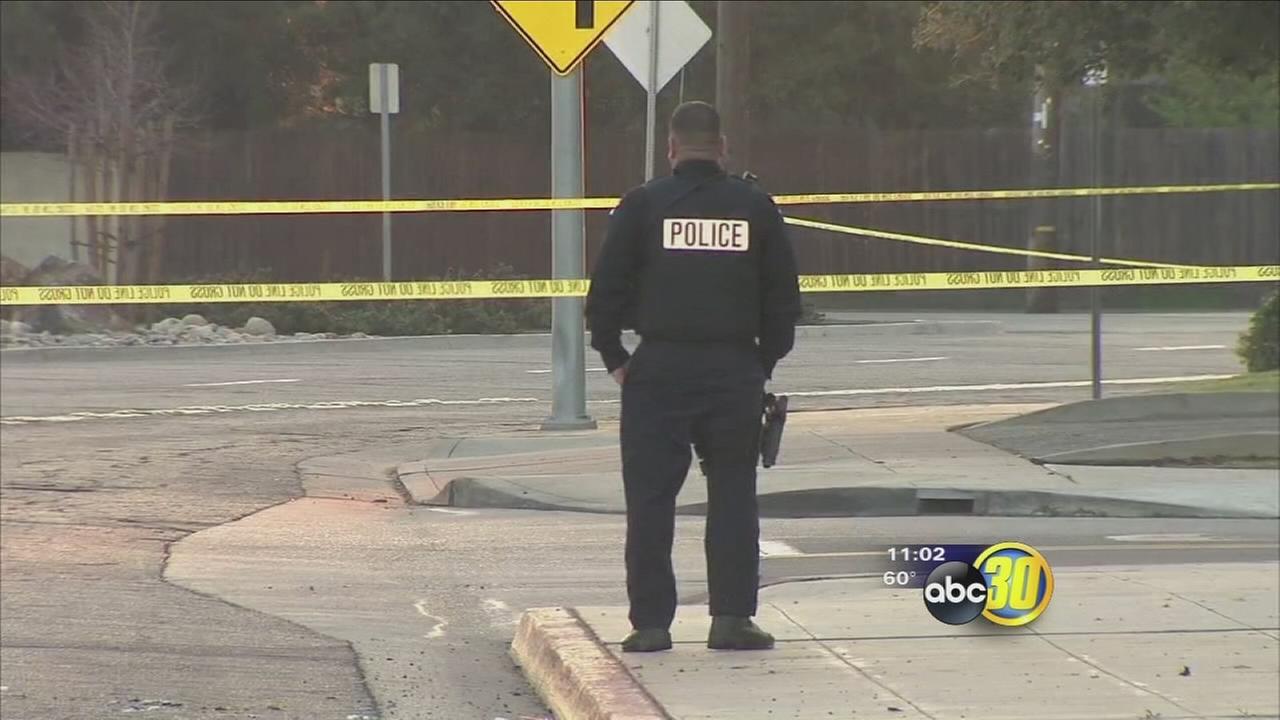 Police investigation near Saint Agnes in Northeast Fresno - KFSN-TV
