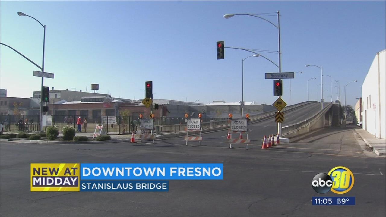 Stanislaus Bridge closed due to car accident