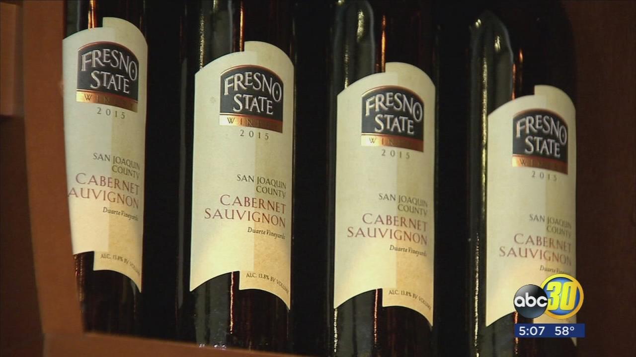 Bottling day at Fresno State, home of nations first commercial winery on a college campus