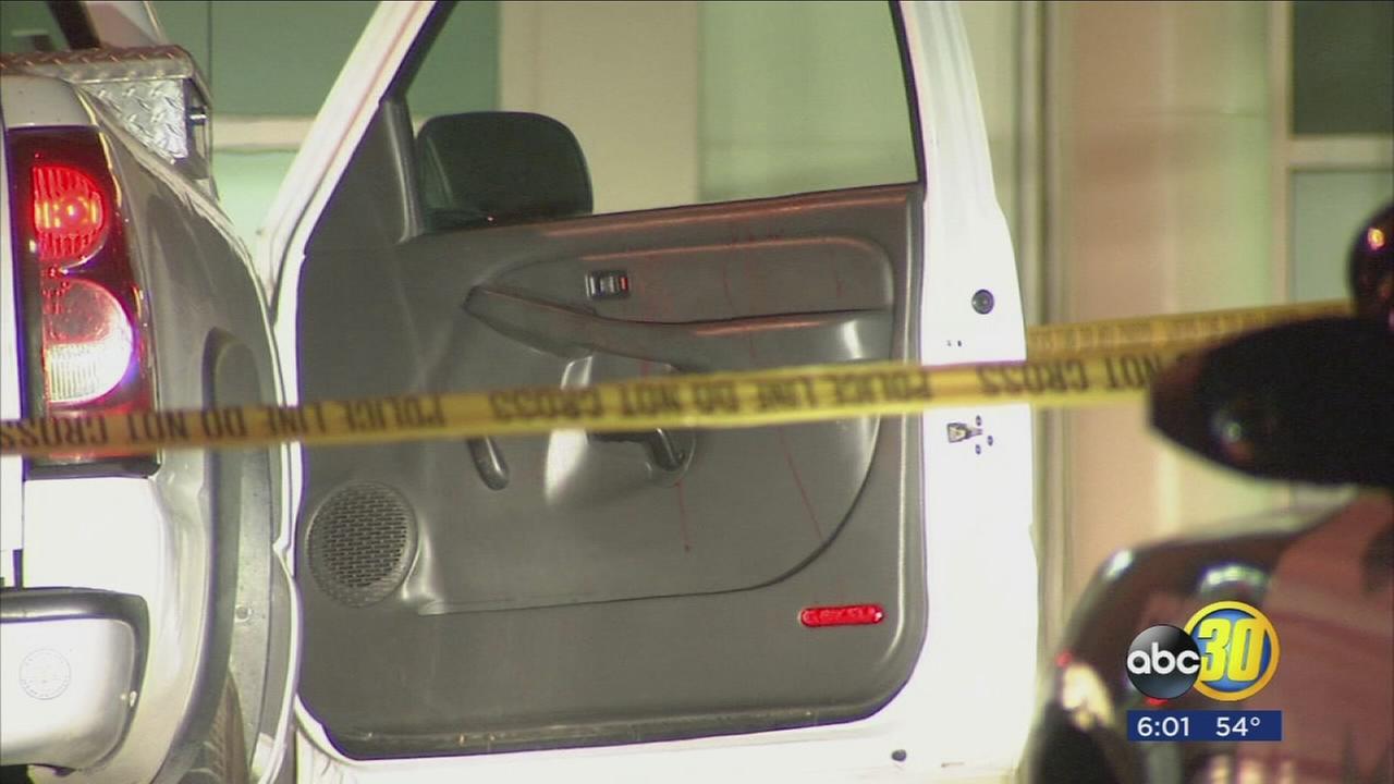 Three men hospitalized after a shooting at highway stoplight