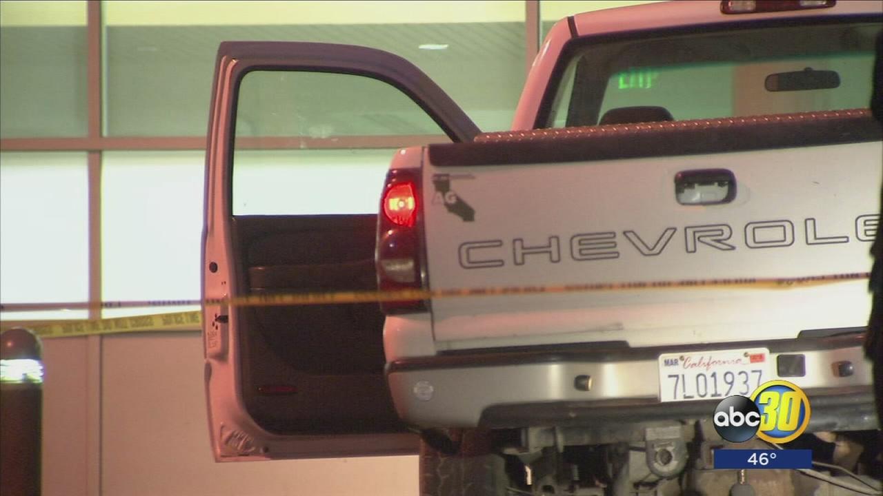 Three men hospitalized after a shooting highway stoplight