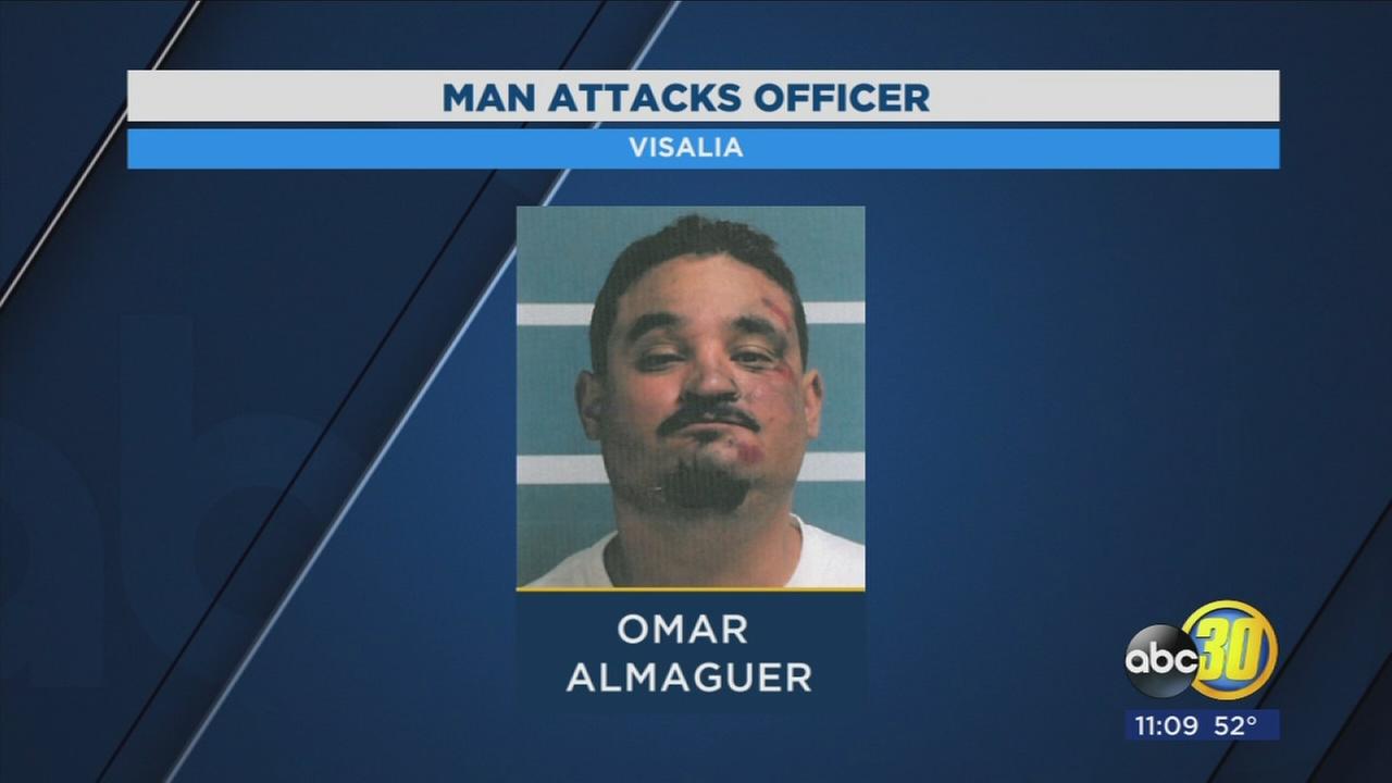 Fight in Visalia hotel lobby leaves suspect and officer injured