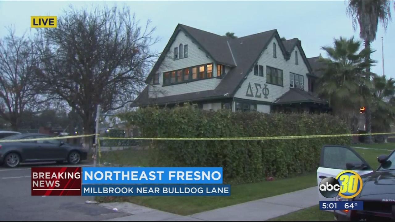 Police investigating a death at Fresno State fraternity house