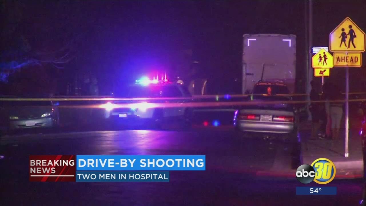 2 people shot in drive-by shooting in East Central Fresno