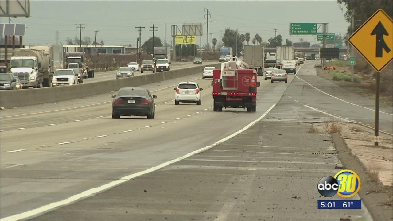 Police search for shooter after drivers window shattered on Highway 99