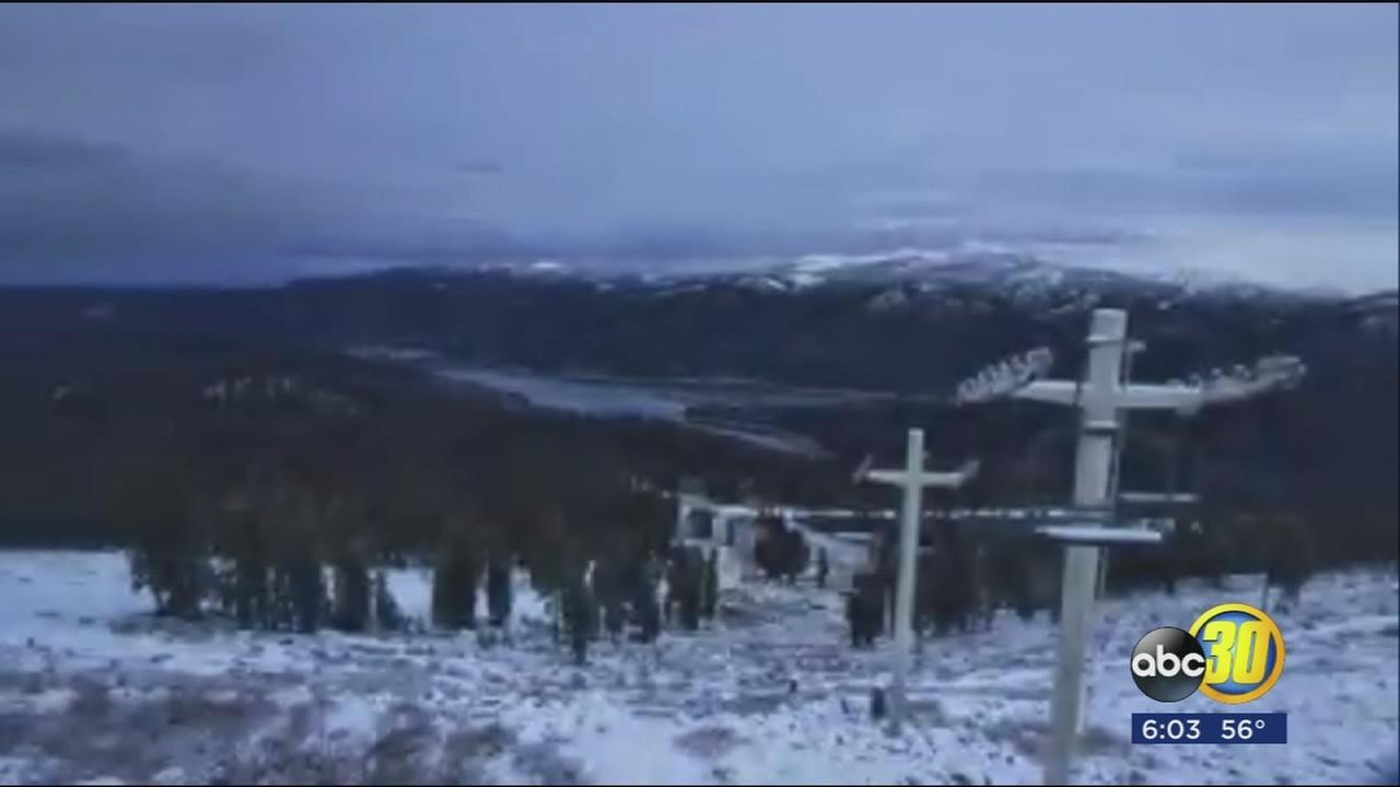 Snow dusts China Peak Resort
