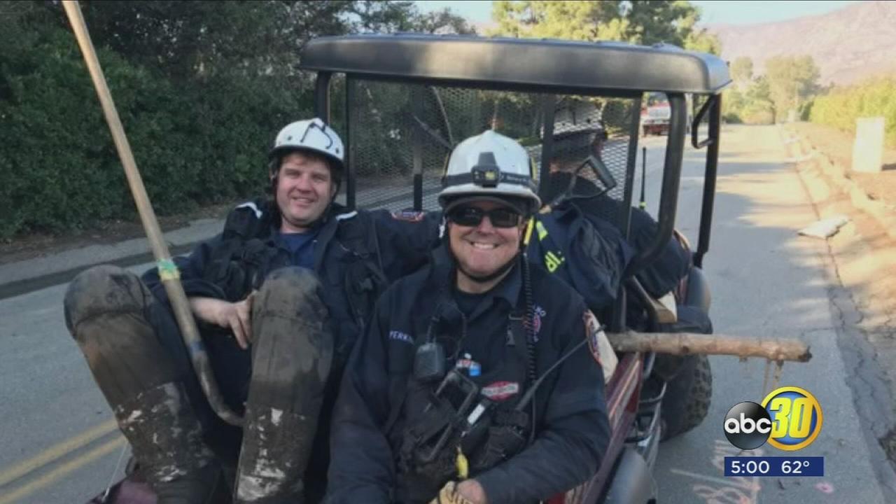 Valley search and rescue teams fighting with time in desperate search for mudslide survivors