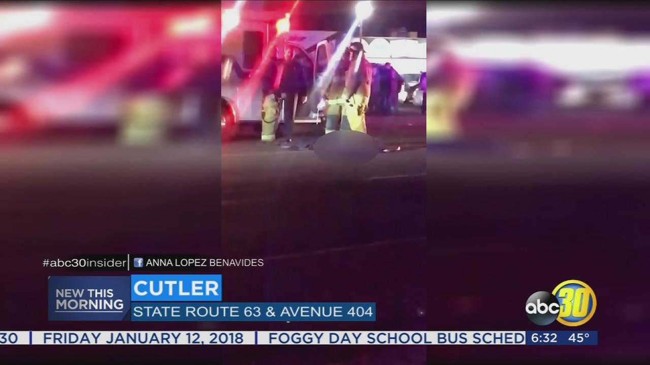 Authorities search for driver the hit and killed Orosi woman in Tulare County