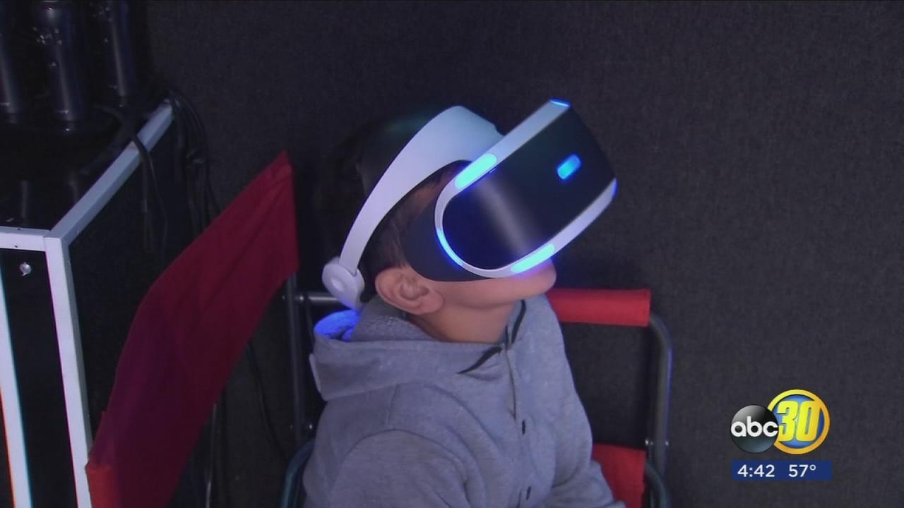 Select elementary school students recieve special treat